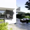 Windhager Fliegenschutz-Fenster Cool 140 x 150 cm Alu anthrazit kürzbar