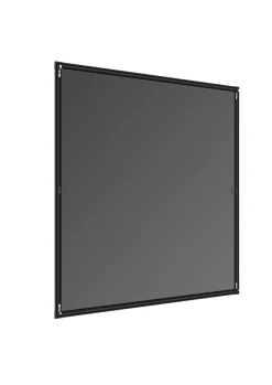 Windhager Fliegenschutz-Fenster Cool 100 x 120 cm schwarz/anthrazit kürzbar