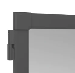 Windhager IS Plus Teleskoptür 100 x 210cm schwarz/anthrazit