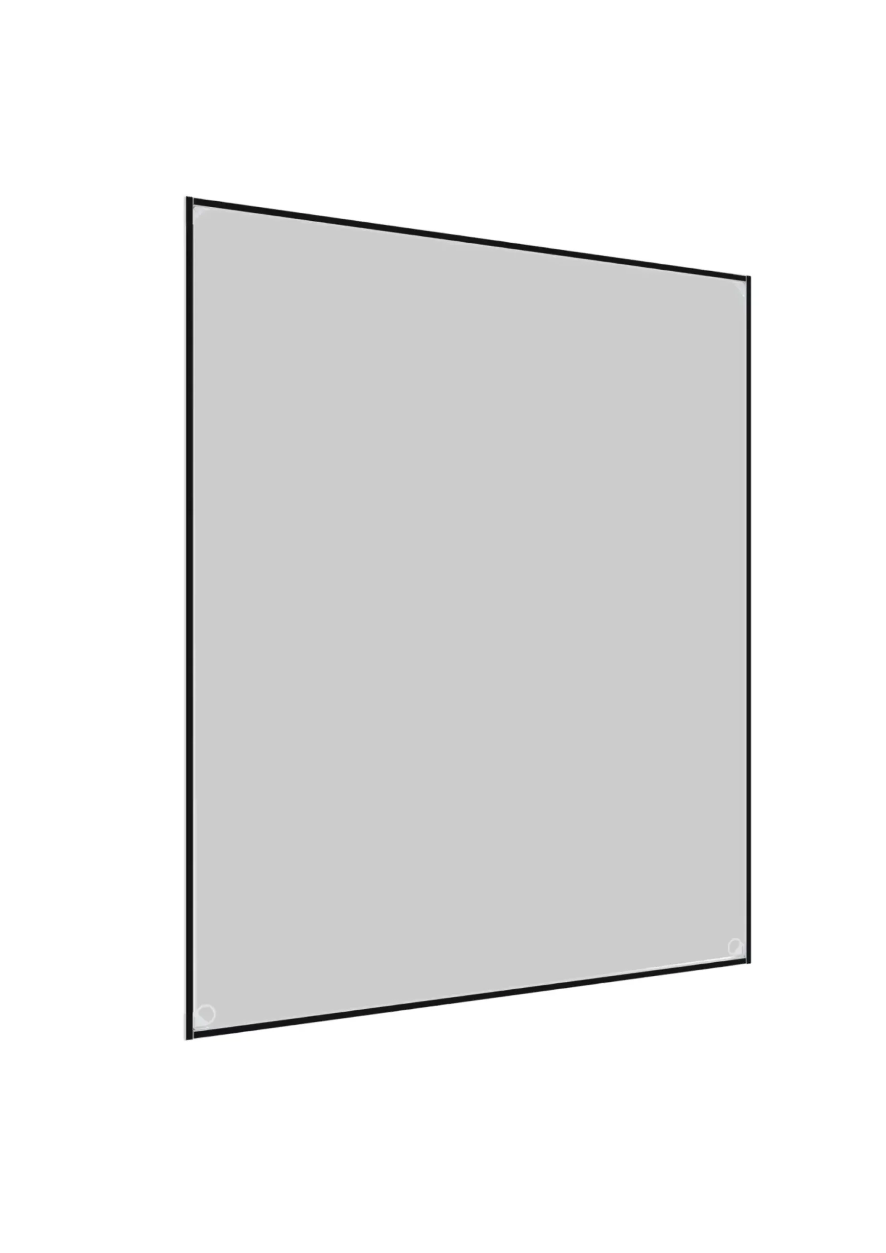 Windhager Pollenschutz-Magnetfenster 100 x 120 cm grau/anthrazit kürzbar