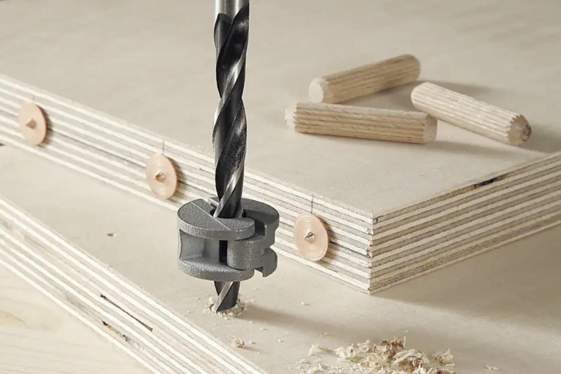 Wolfcraft Dübel-Set Ø 8 mm, 31 teilig