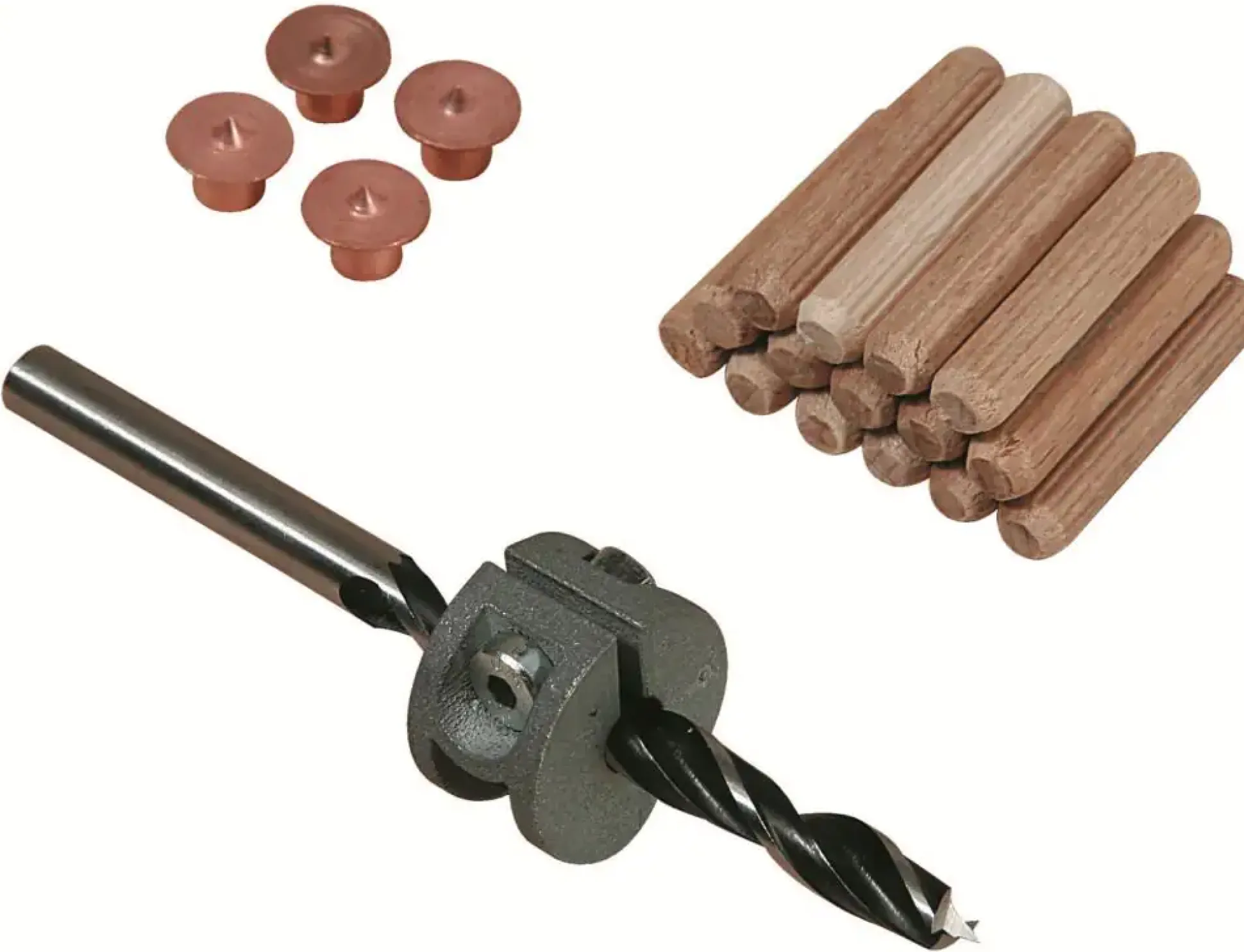 Wolfcraft Dübel-Set Ø 8 mm, 31 teilig