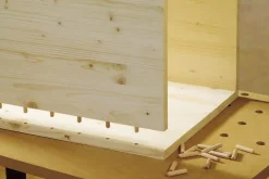 Wolfcraft Sortimentsbox Holzdübel 78 teilig
