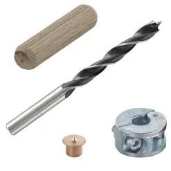 Wolfcraft Sortimentskasten 10 mm Dübel 25 teilig